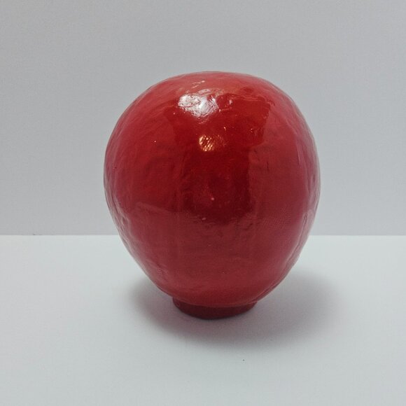 Handmade Papier-mâché Japanese 5" Lucky Red Daruma Doll - Picture 3 of 9